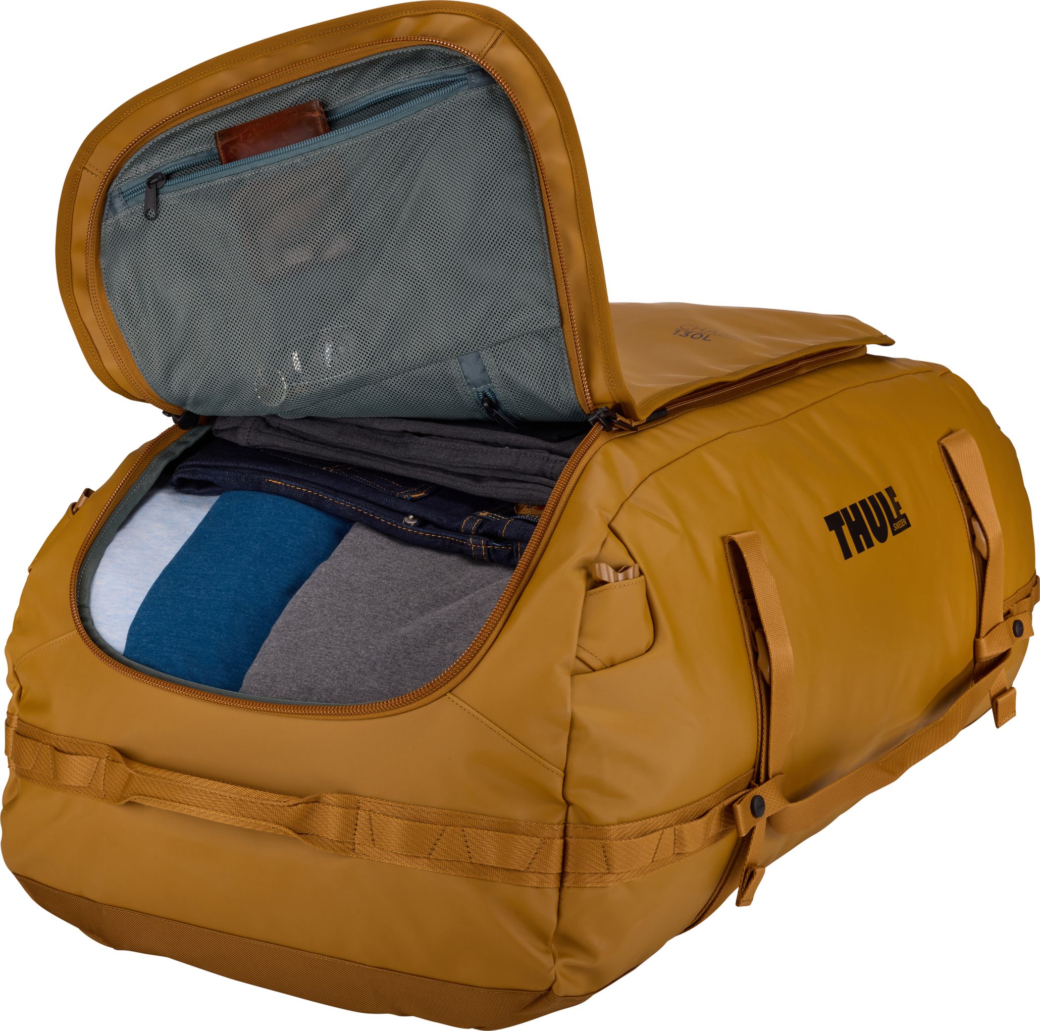 Thule Chasm 130L Golden Buy Thule Chasm 130L Golden here Outnorth